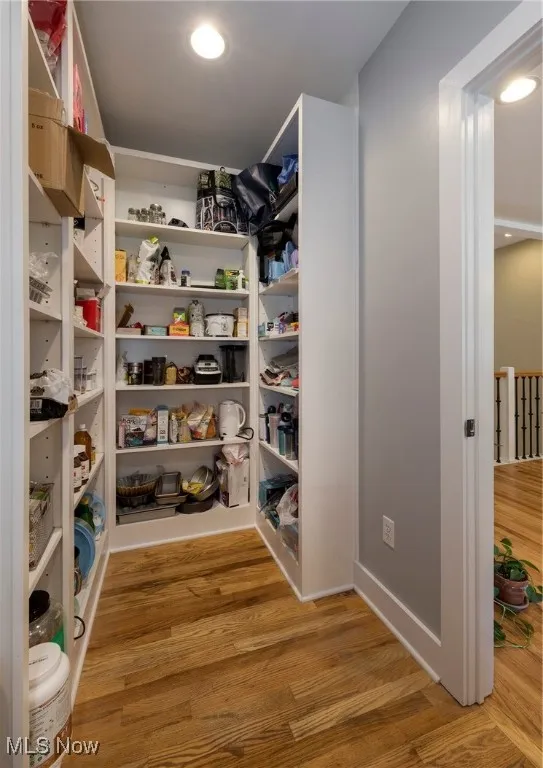 View of storage area