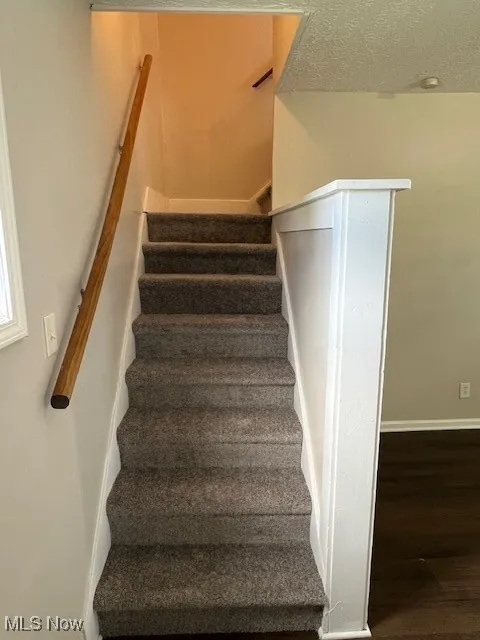 Stairway leading upstairs