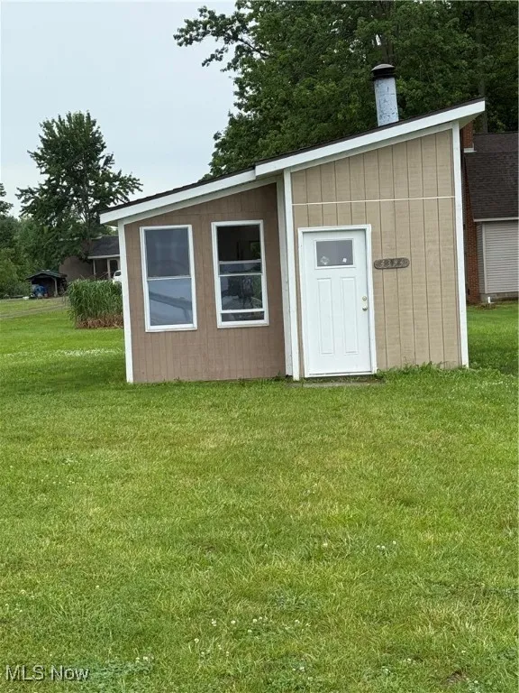 View of outdoor structure