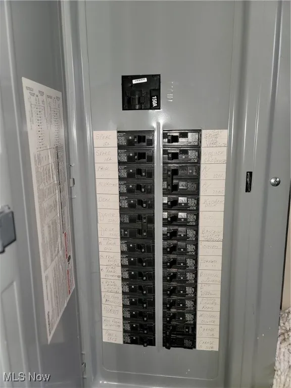 Utility room with electric panel