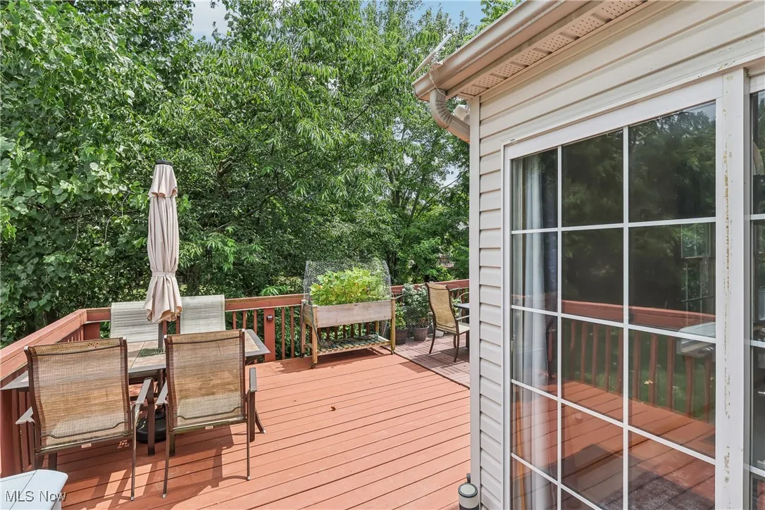 Wrap around deck