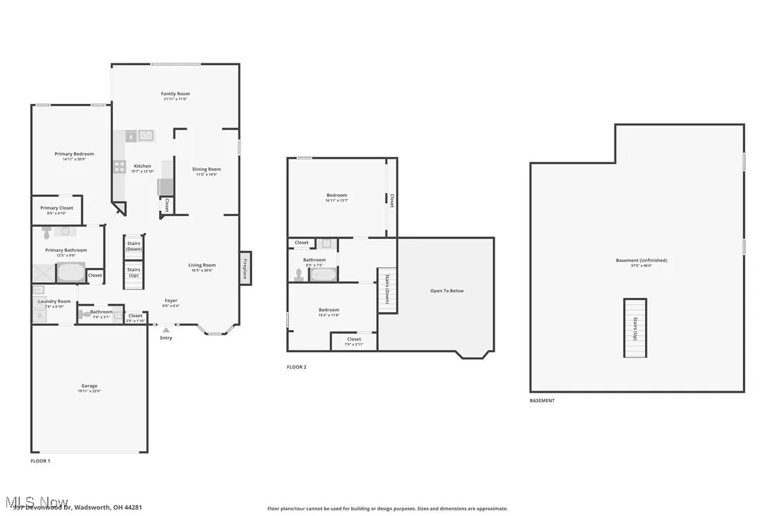 Combined floor plans
