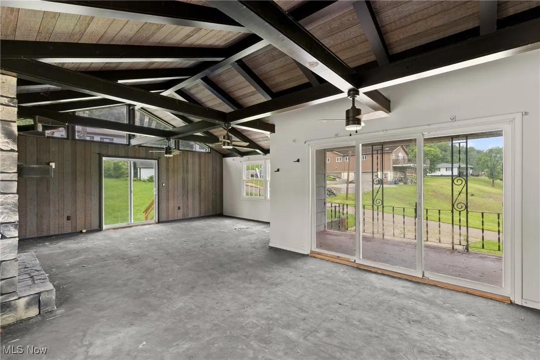 View of unfurnished living room