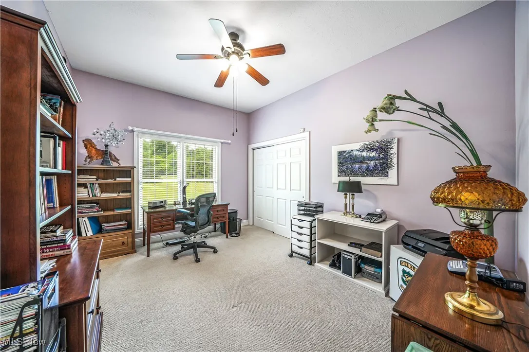 Bedroom #3 currently being used as an office