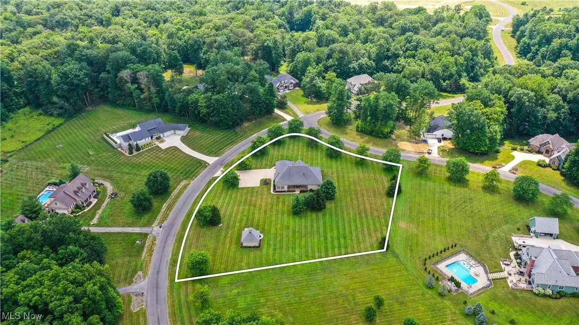 One of the largest lot in the community 1.9 acres