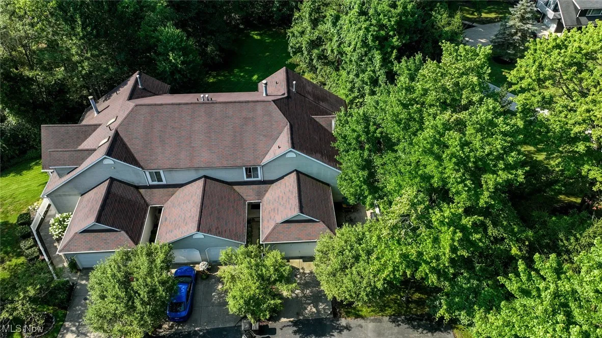 View from above of property