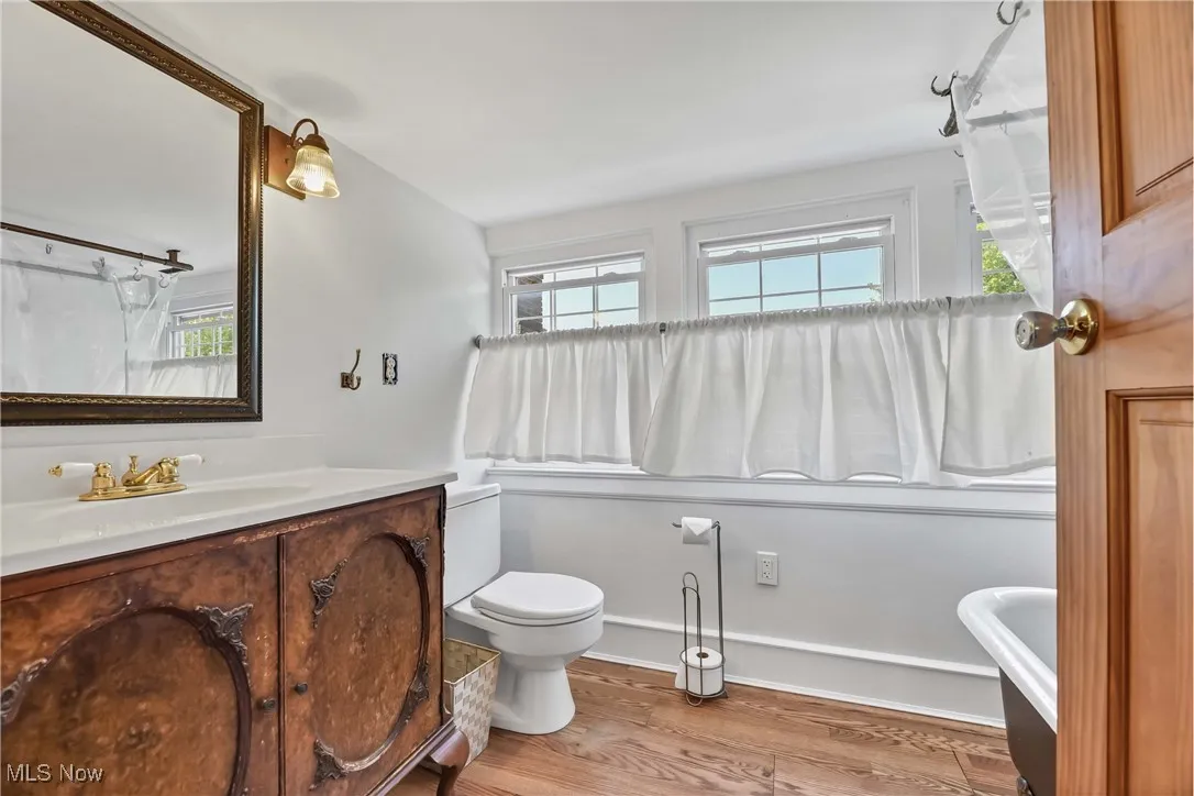 Third Floor Full Bath with claw foot tub