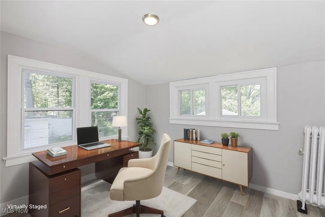 Virtually stages 2nd floor bonus room - office