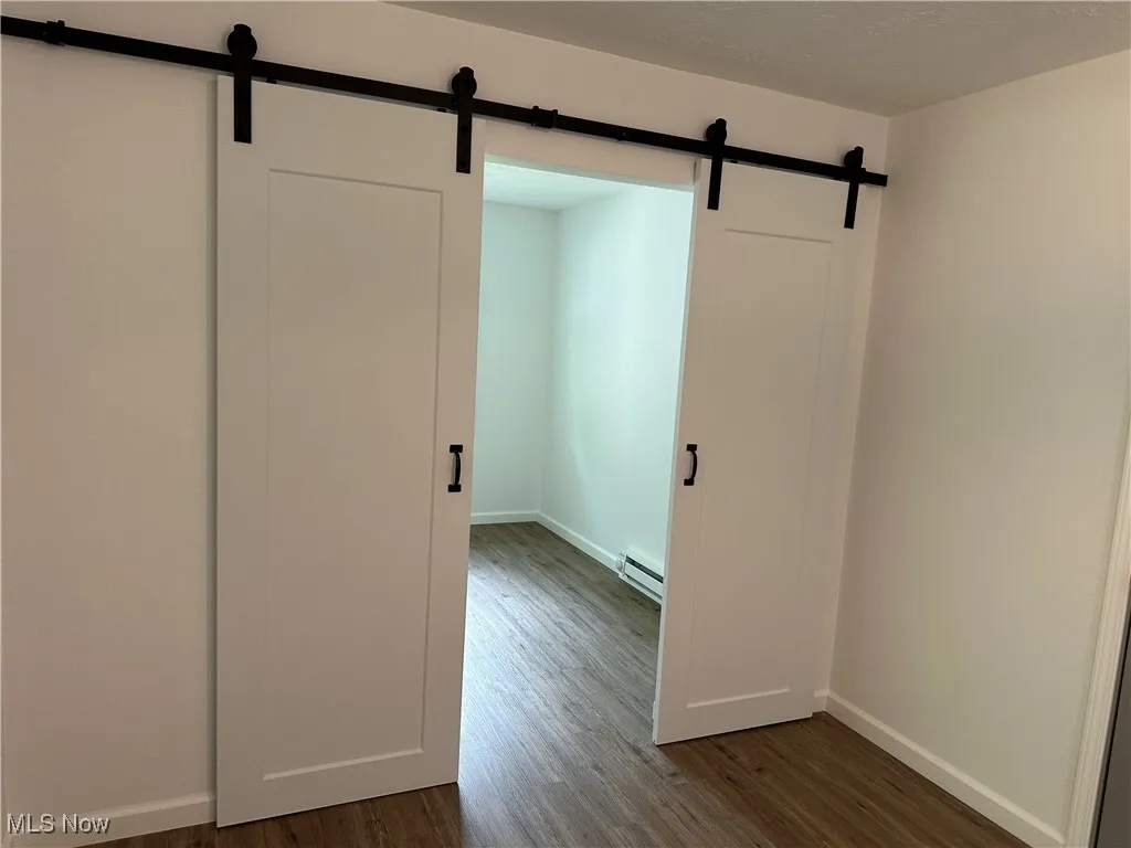 Office featuring Barn Doors