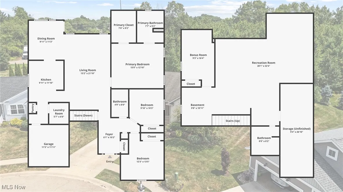 View of home floor plan