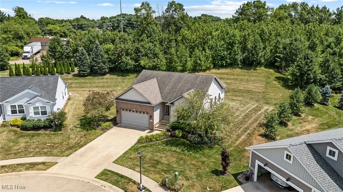 Aerial view of property and surrounding area