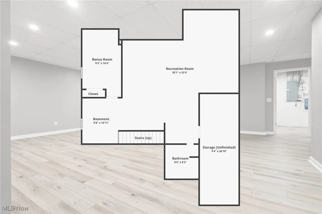 View of floor plan / room layout