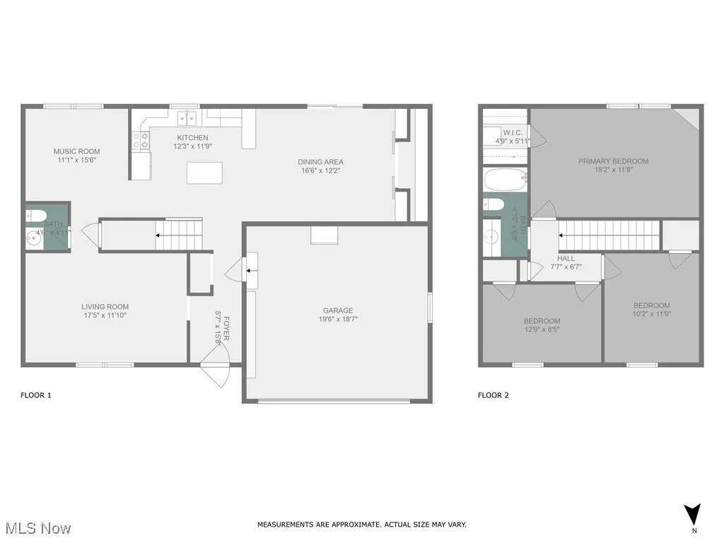 View of home floor plan