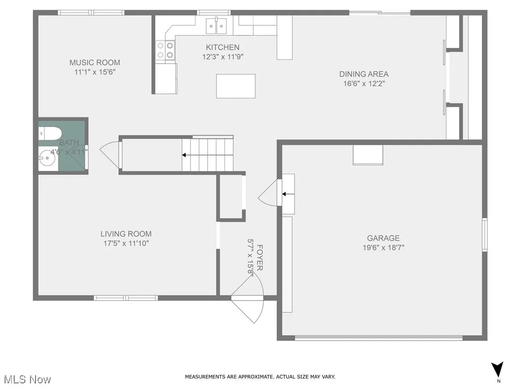 View of room layout