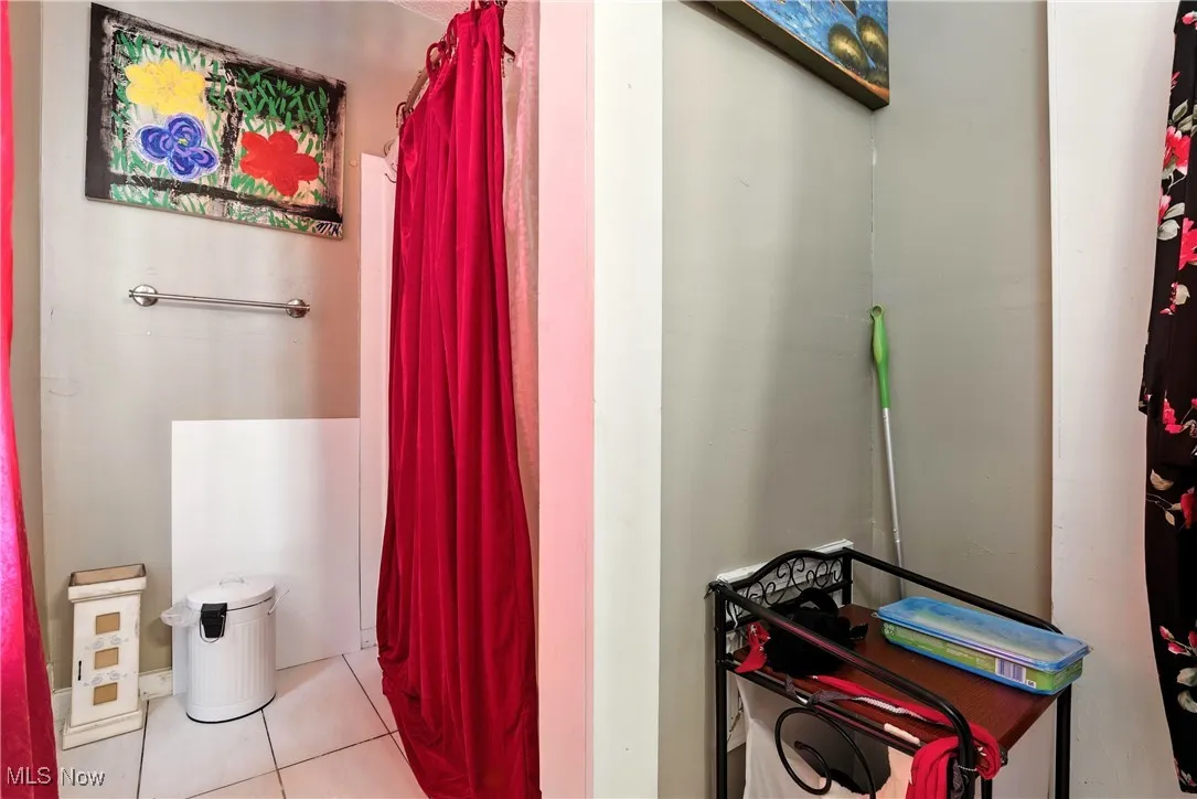 Bathroom featuring tile patterned flooring