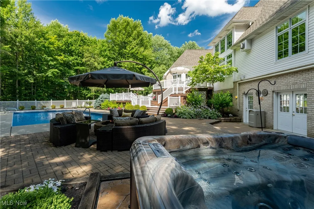 View from hot tub