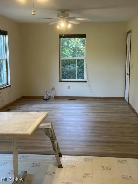 Kitchen opens to the  family with sliding doors that opens to patio.