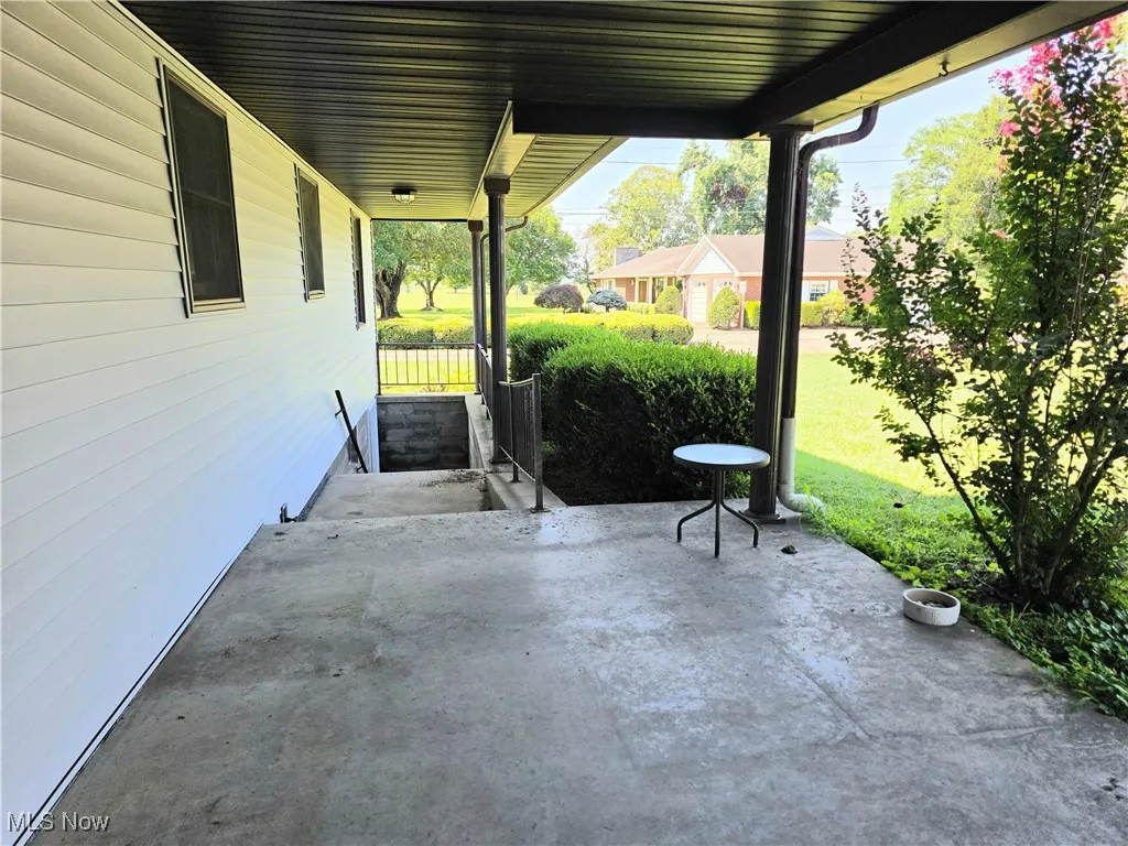 View of patio