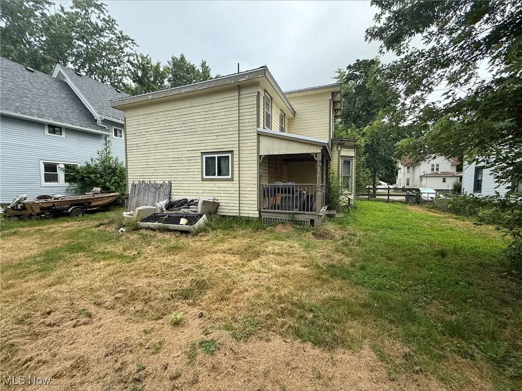 Rear view of property