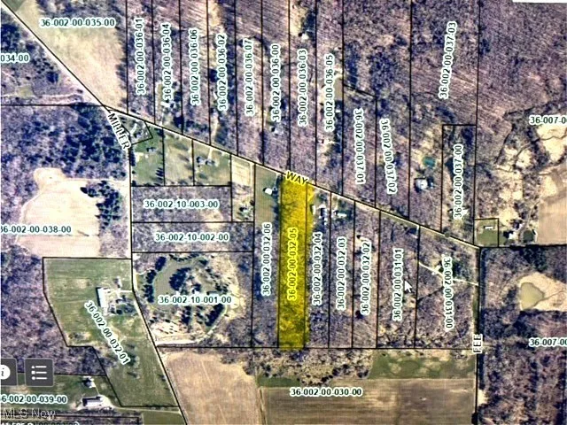 Map / location featuring property parcel outlined