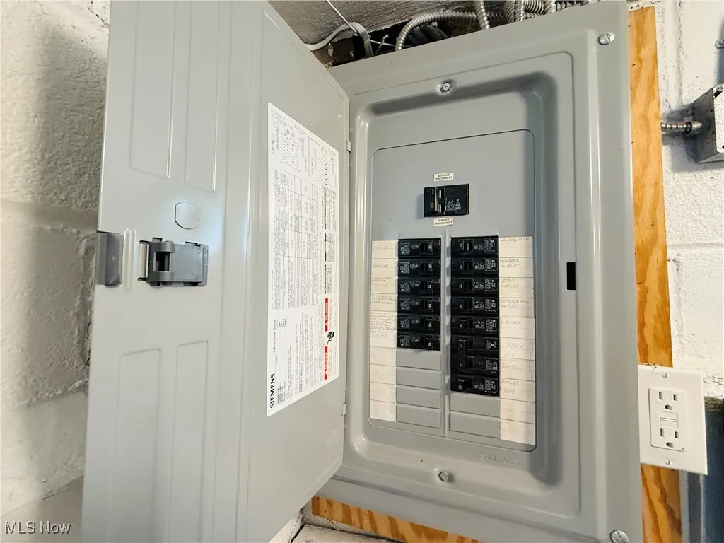 Utilities featuring electric panel