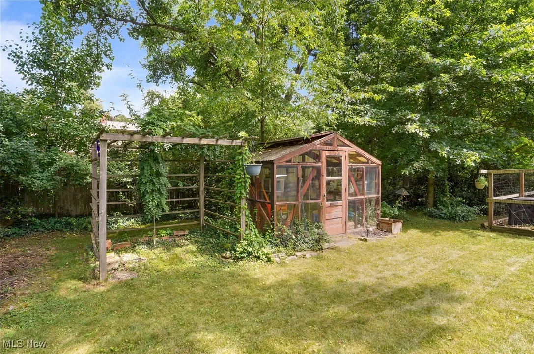 View of greenhouse
