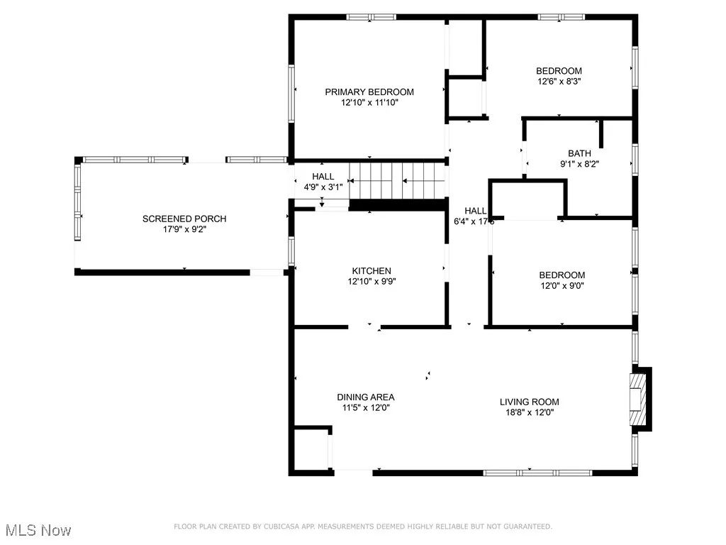 View of home floor plan