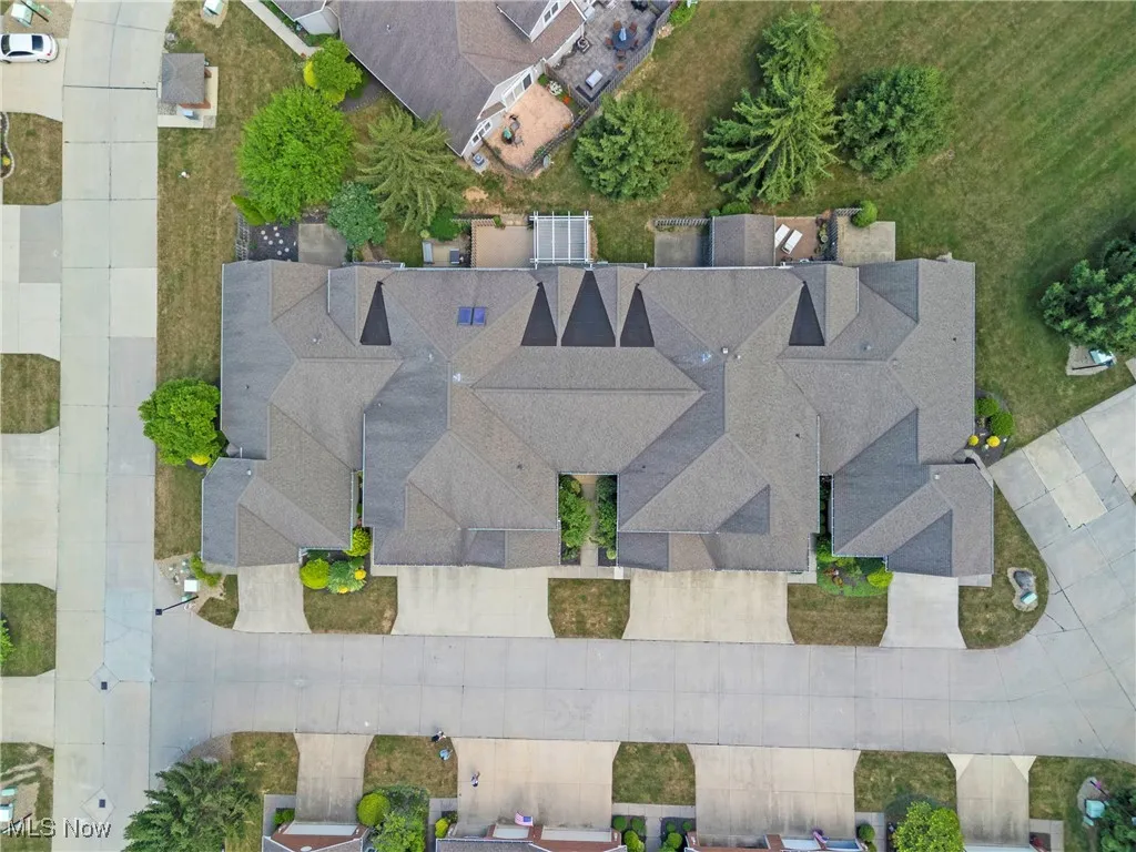 Aerial view of property's location