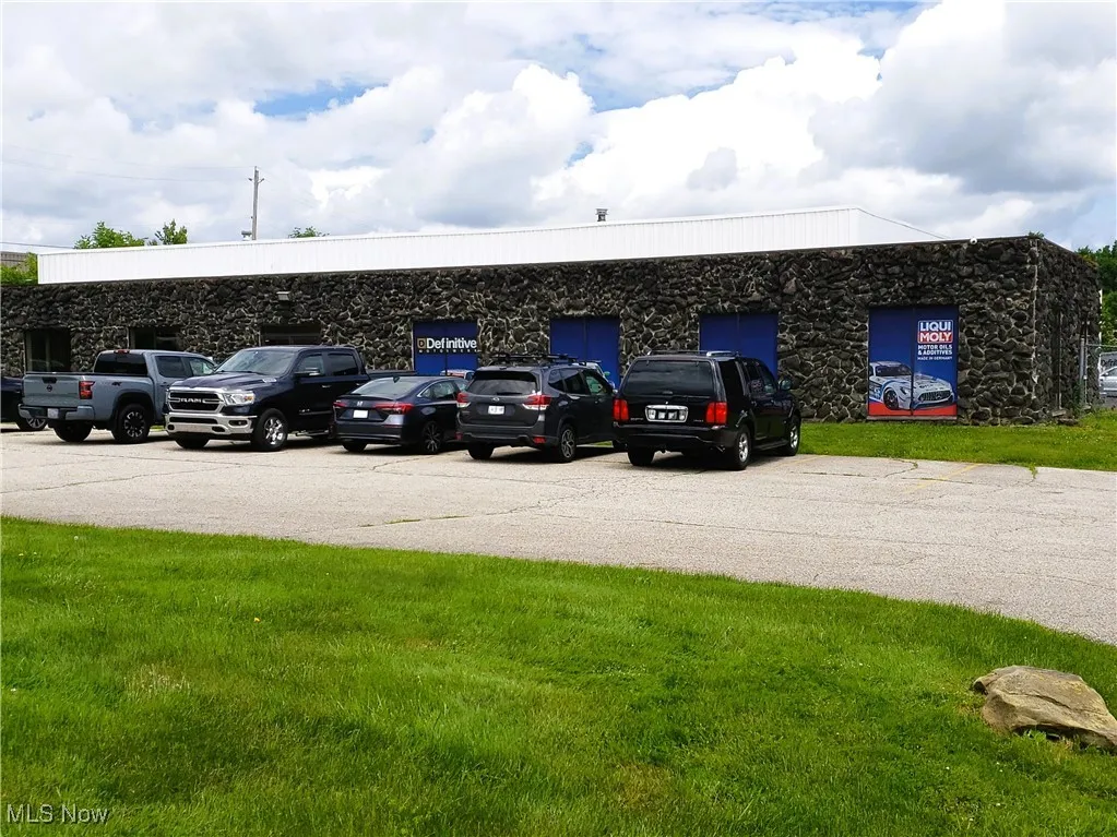 View of uncovered parking lot