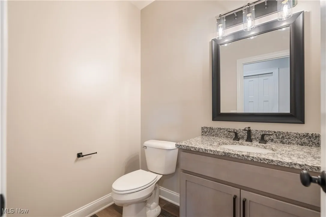 1/2 bath on the main floor