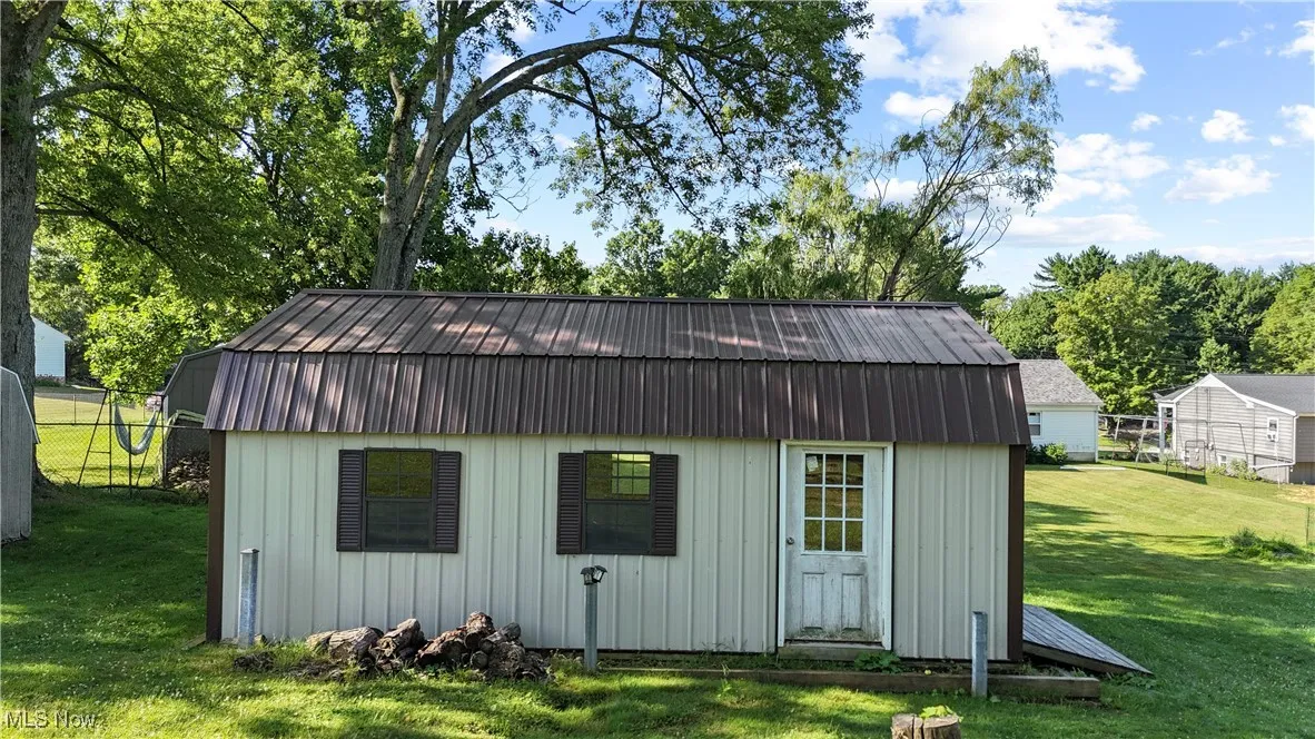 View of outbuilding