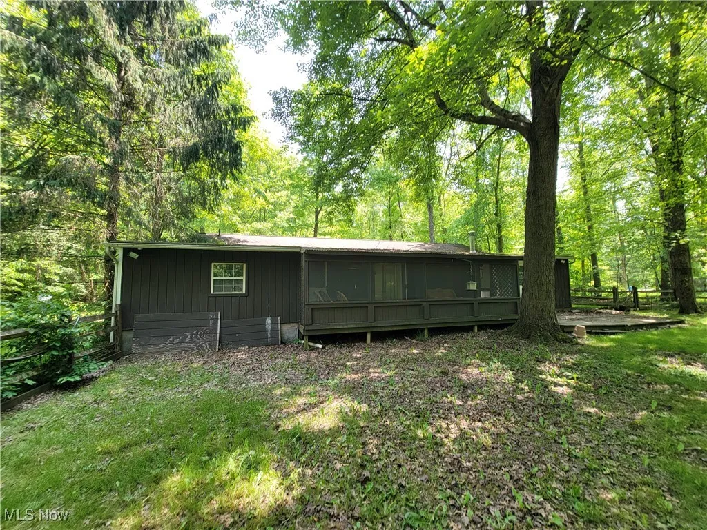Rear view of property