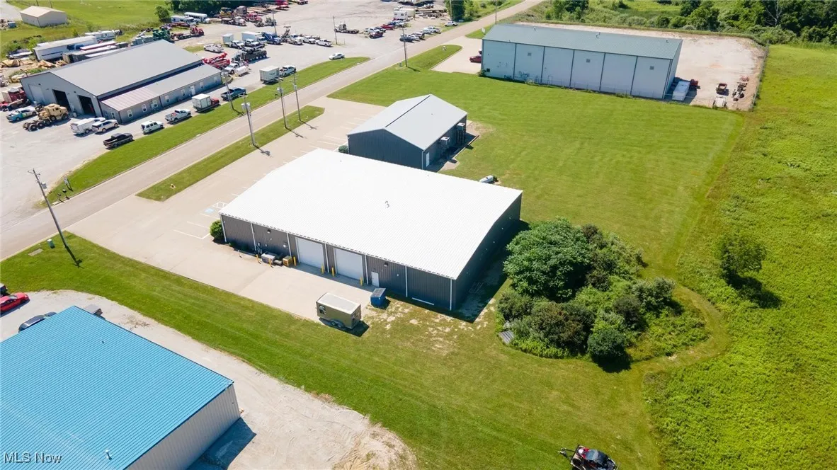 View from above of property