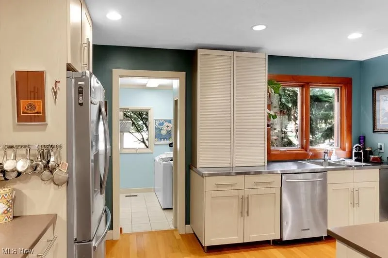Kitchen expansion includes an addl dishwasher, sink & ice machine.