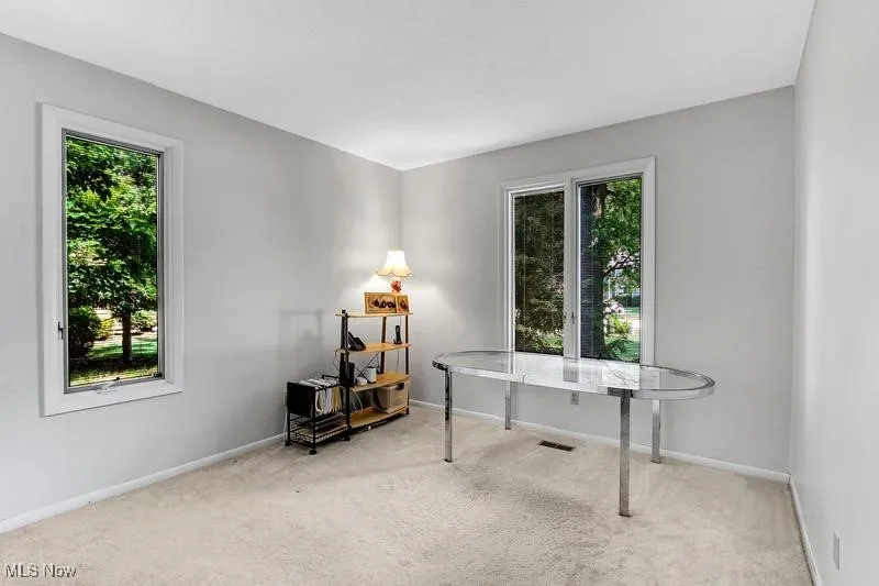 Larger 16x11 bedroom had been used as an office.