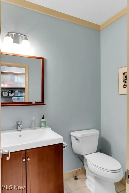 Half bath off kitchen & laundry.