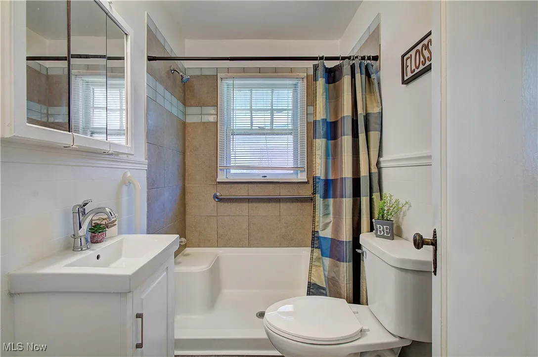 Full bath on first floor.