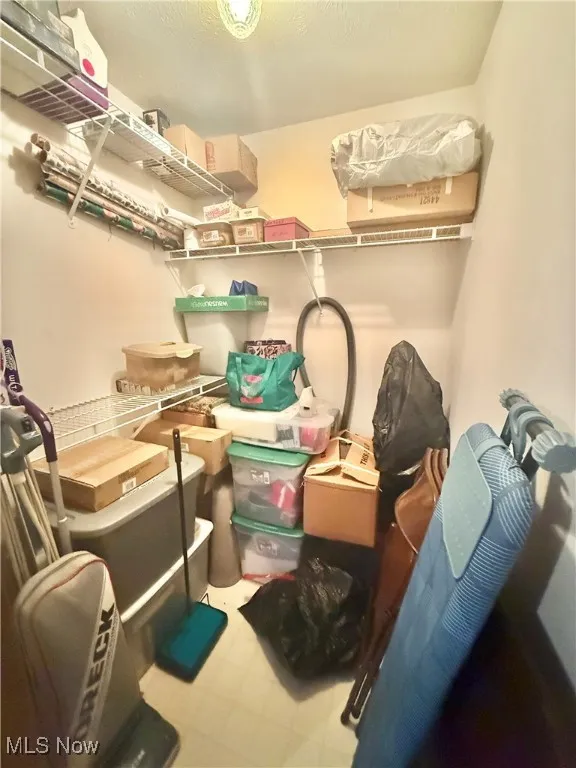View of storage room