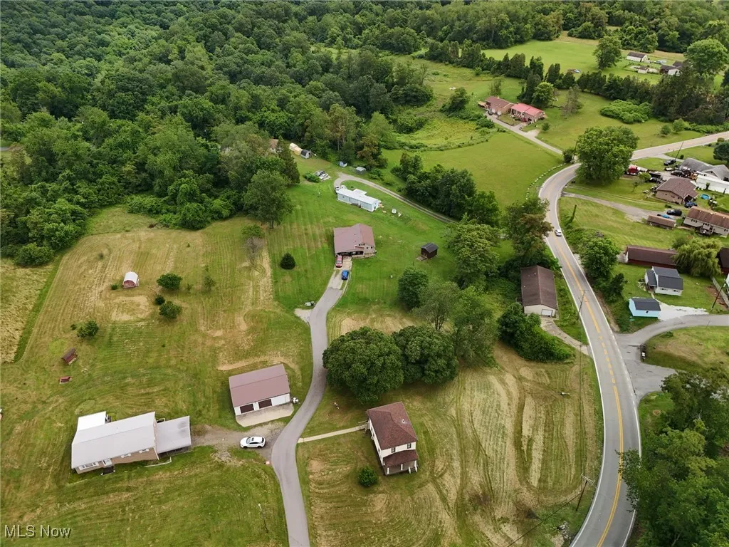 Aerial view of property's location