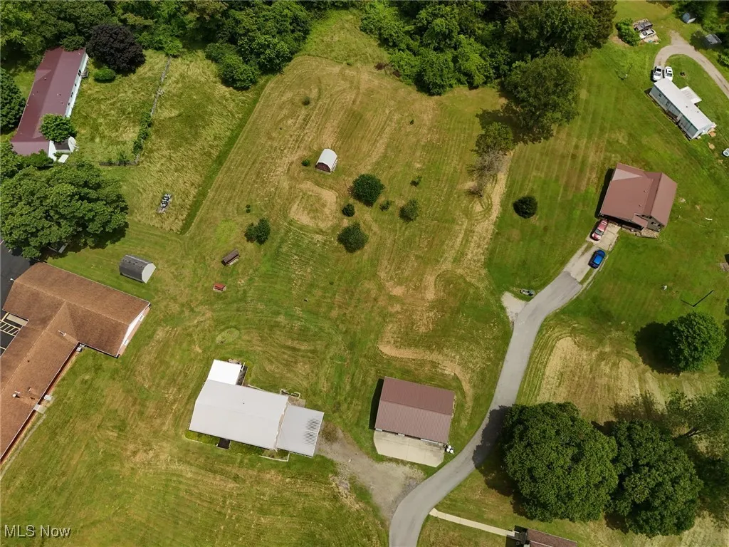 Aerial view of property and surrounding area