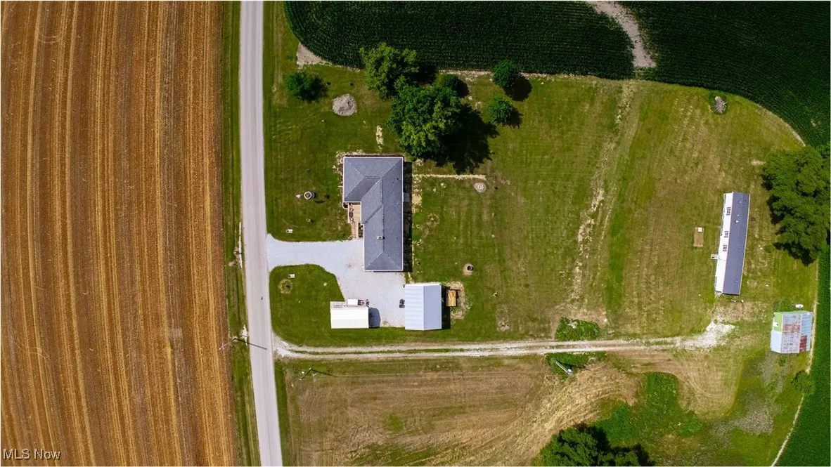 Aerial overview of property's location