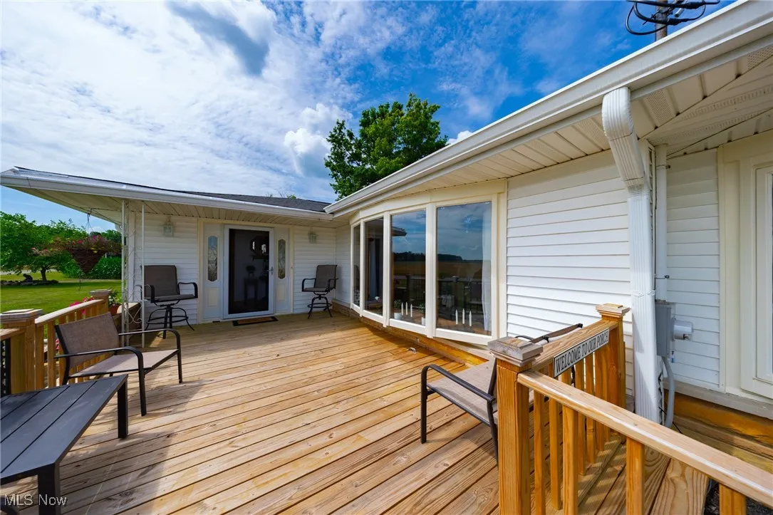 View of deck