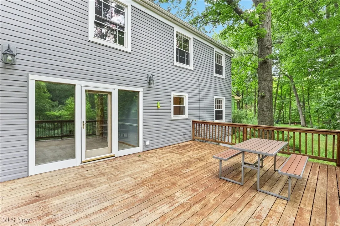 View of deck
