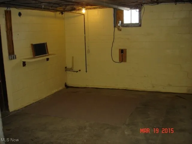 View of basement