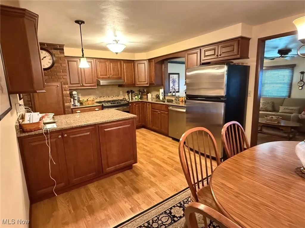 Kitchen with appliances