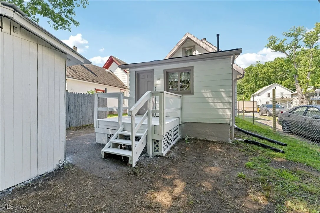 Back of property