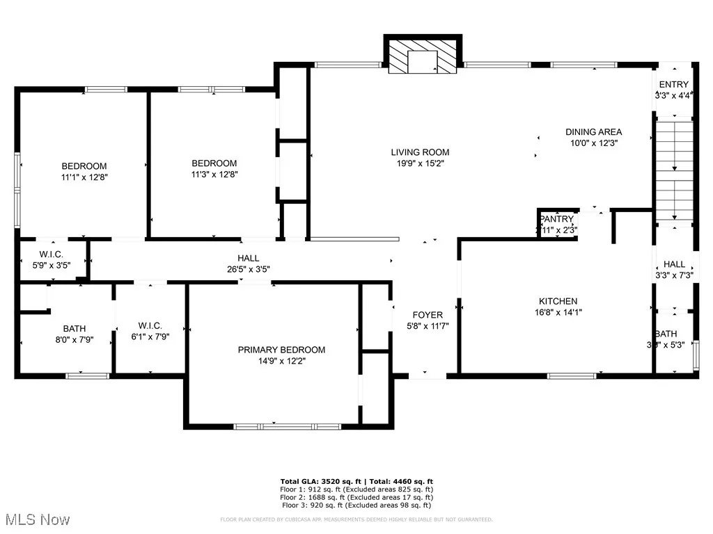 View of floor plan / room layout