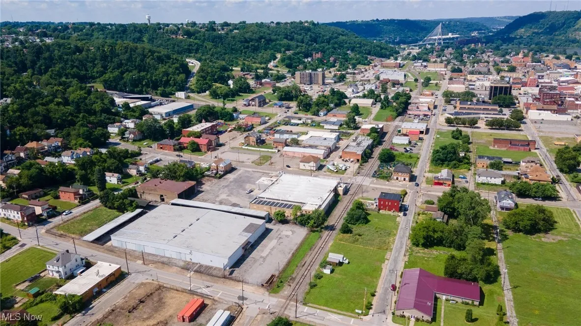 Aerial view of property's location