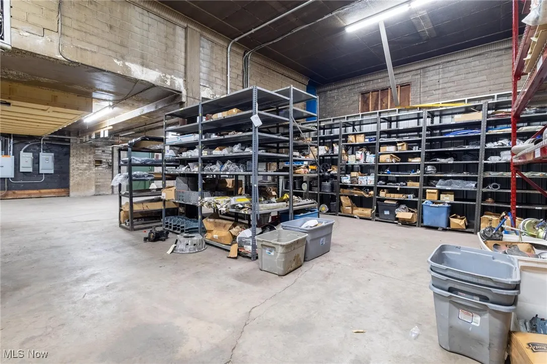 Storage with electric panel