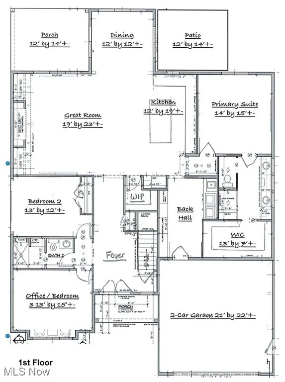View of home floor plan